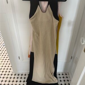 Madison Beige and Black Maxi Dress